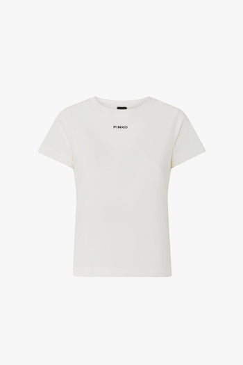 T-shirt in cotone con logo - 4