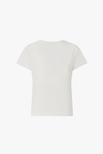 T-shirt in cotone con logo - 5