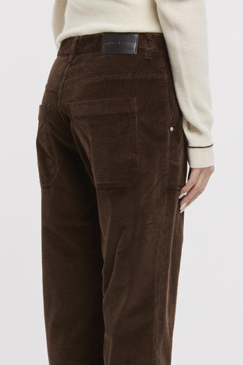 Pantalone in velluto millerighe - 6