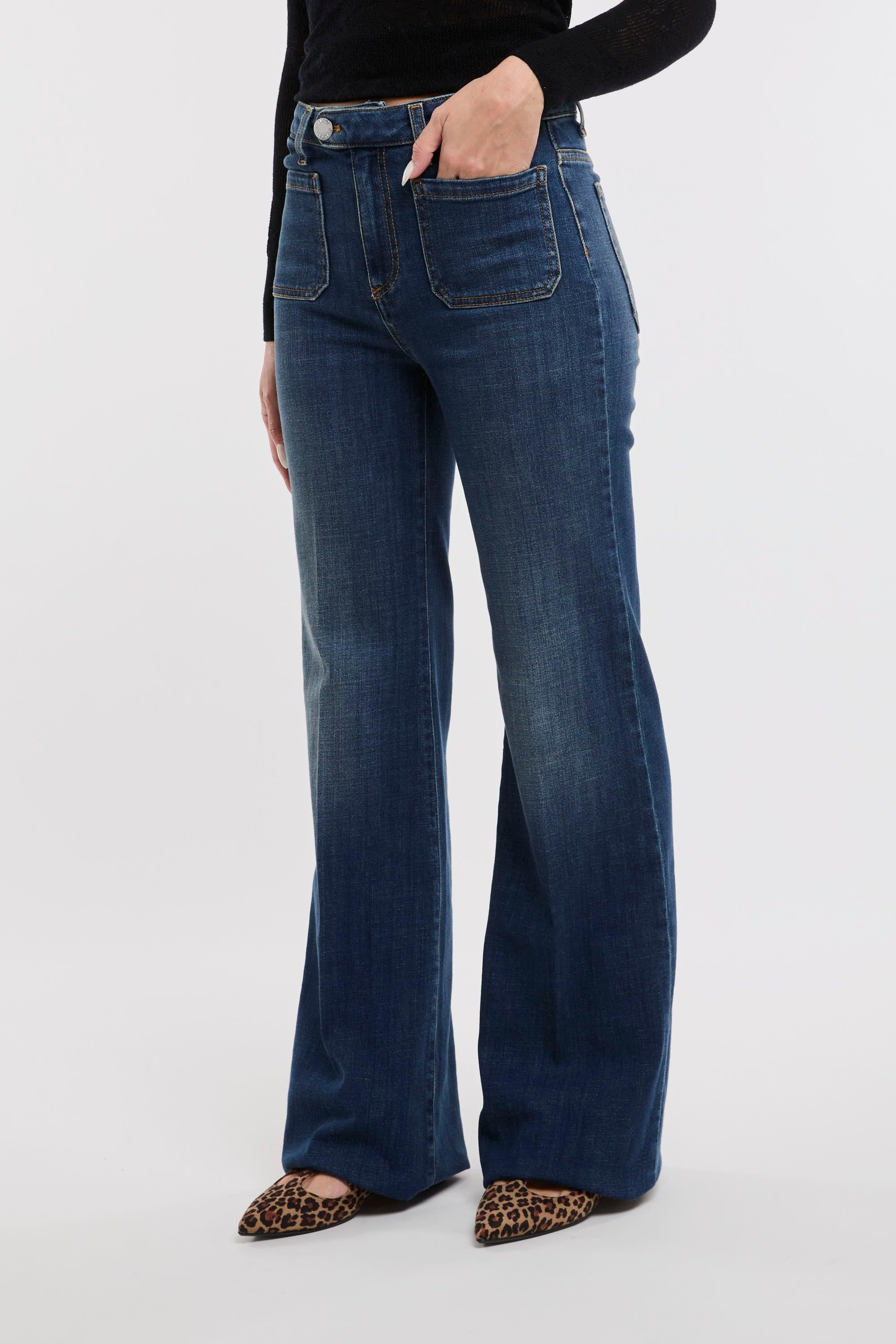 Jeans con Sovrapantaloni e Doppia Vita Nero bicolore da Women | Stella McCartney IT Jeans con Sovrapantaloni e Doppia Vita Nero bicolore da Women | Stella McCartney IT