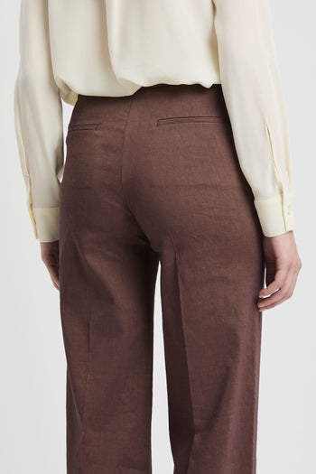 Pantalone in lino stretch - 6