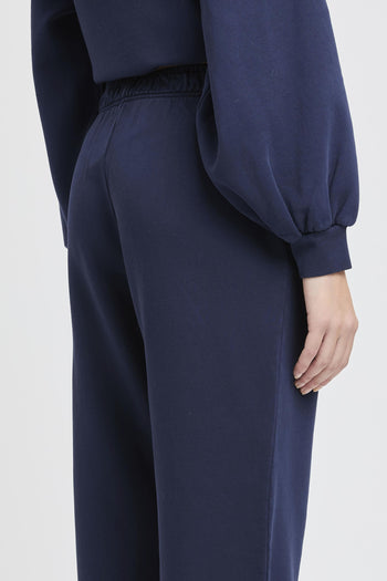 Pantalone jogger in cotone con logo ricamato - 7