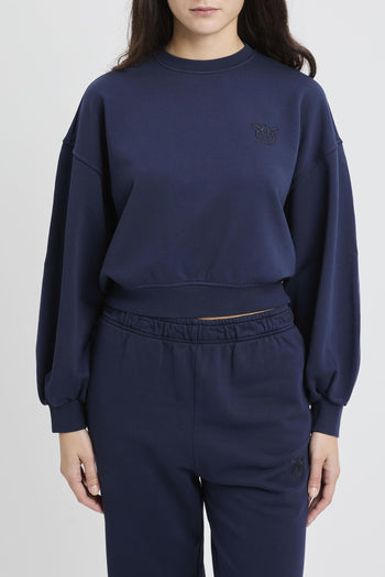 Felpa in cotone con ricamo Love Birds - 4