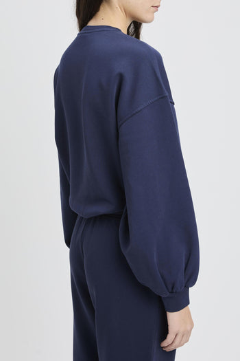 Felpa in cotone con ricamo Love Birds - 7