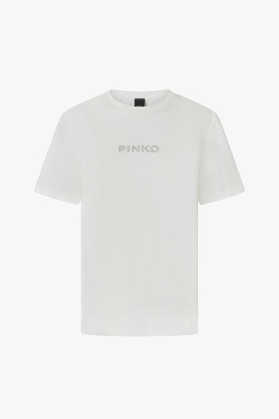 T-shirt logo strass