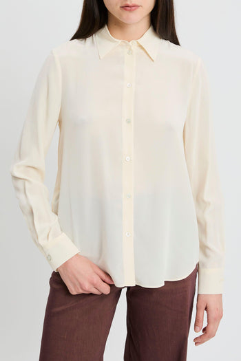 Camicia in seta sand wash - 3