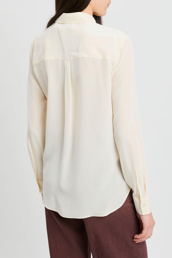 Camicia in seta sand wash - 4