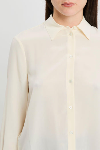 Camicia in seta sand wash - 5