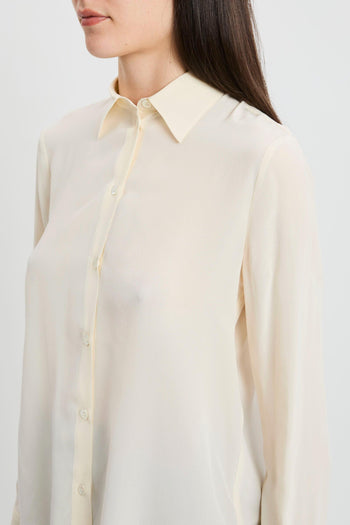 Camicia in seta sand wash - 6