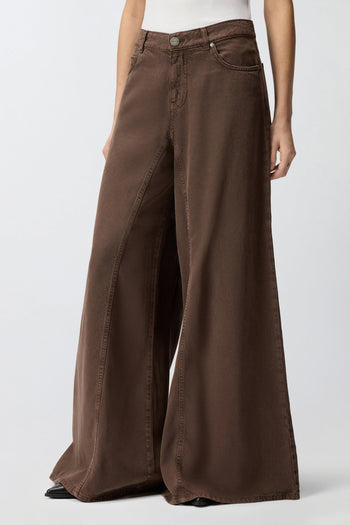 Jeans cinque tasche super wide leg - 2