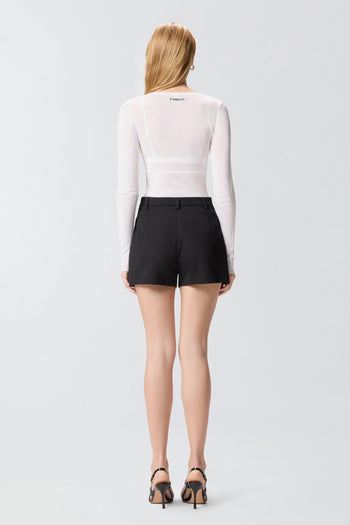 Maglia in misto viscosa con girocollo aperto a V - 3