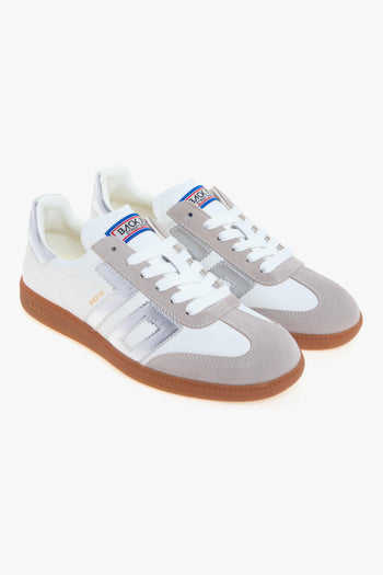 Sneaker Back 70 Cloud in pelle e camoscio con inserti laminati - 2