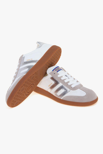 Sneaker Back 70 Cloud in pelle e camoscio con inserti laminati - 4