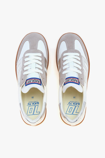 Sneaker Back 70 Cloud in pelle e camoscio con inserti laminati - 5