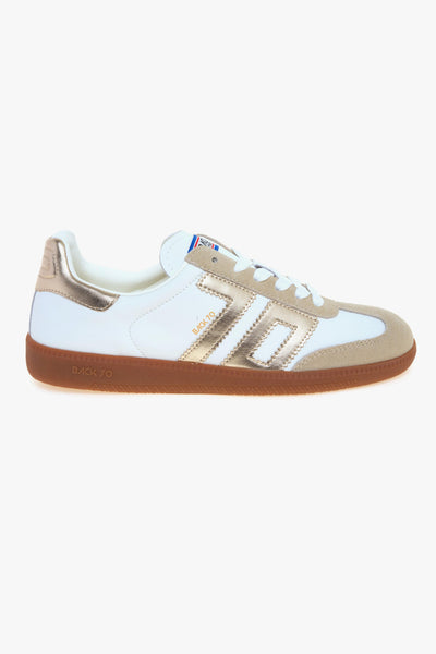 Sneaker Back 70 Cloud in pelle e camoscio con inserti laminati