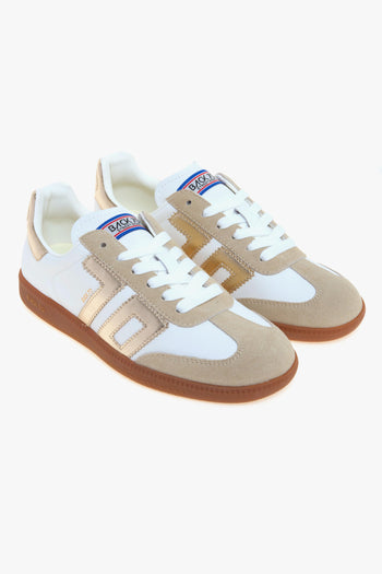 Sneaker Back 70 Cloud in pelle e camoscio con inserti laminati - 2