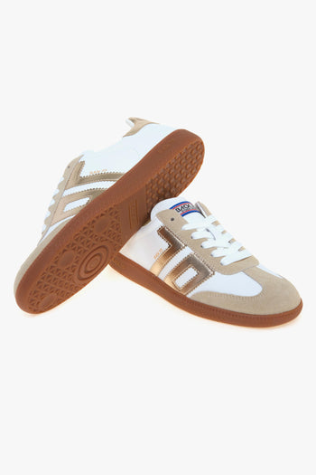 Sneaker Back 70 Cloud in pelle e camoscio con inserti laminati - 4