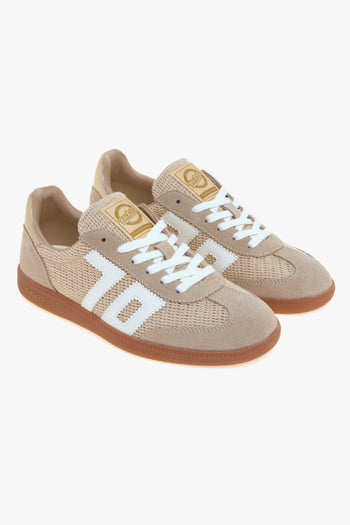 Sneaker Back 70 Ghost in camoscio e iuta con logo in pelle - 2