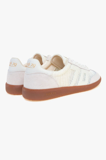 Sneaker Back 70 Ghost in camoscio e iuta con logo in pelle - 3