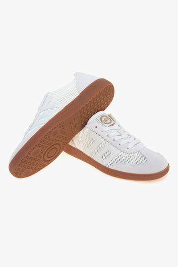 Sneaker Back 70 Ghost in camoscio e iuta con logo in pelle - 4