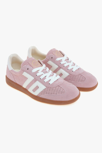 Sneaker Back 70 Ghost in camoscio e iuta con logo in pelle - 2
