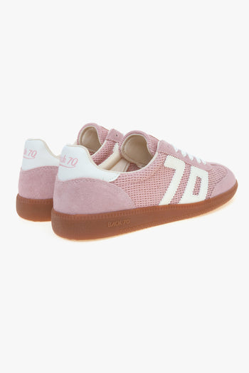 Sneaker Back 70 Ghost in camoscio e iuta con logo in pelle - 3