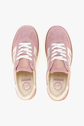 Sneaker Back 70 Ghost in camoscio e iuta con logo in pelle - 5