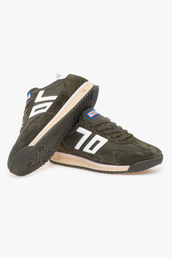 Sneaker Back 70 Jogger in camoscio e nylon - 4