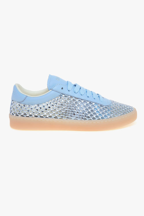 Sneaker Back 70 Smart strass in pelle e tessuto