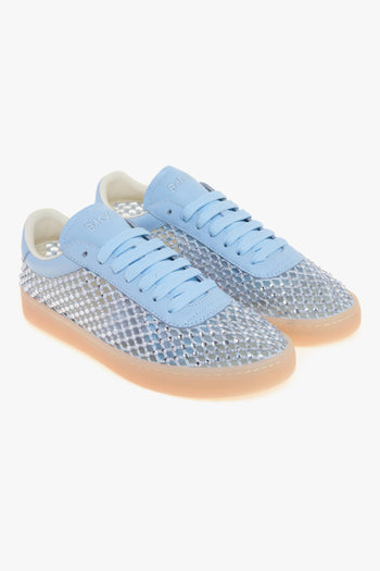 Sneaker Back 70 Smart strass in pelle e tessuto - 2