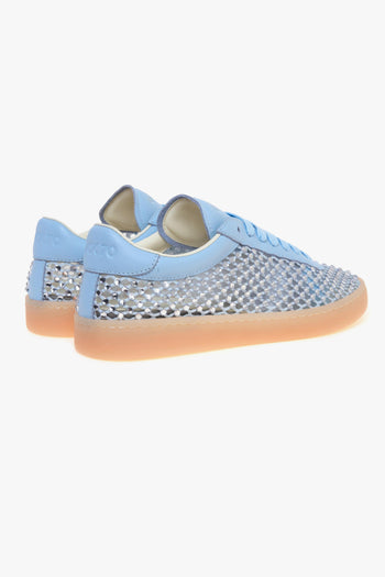 Sneaker Back 70 Smart strass in pelle e tessuto - 3