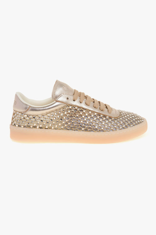 Sneaker Back 70 Smart strass in pelle e tessuto