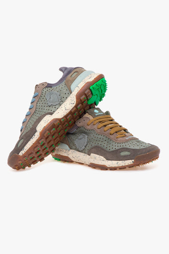 Sneaker Chacrona Laser premium in camoscio e nabuck forato - 4