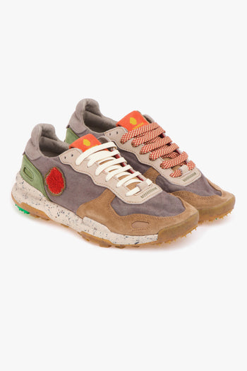 Sneaker Chacrona in lino e camoscio - 2