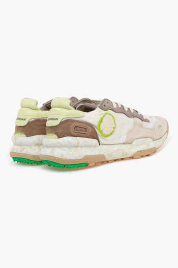 Sneaker Chacrona in lino e camoscio - 3