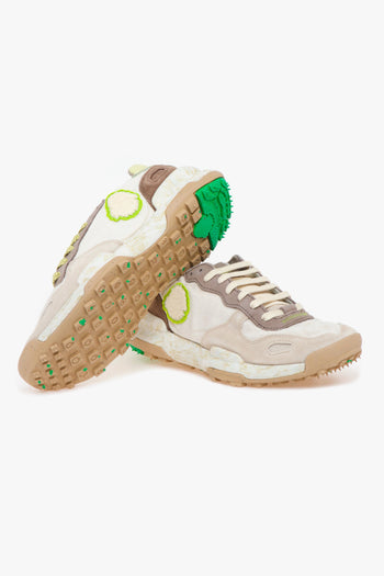Sneaker Chacrona in lino e camoscio - 4