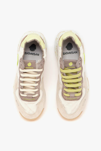 Sneaker Chacrona in lino e camoscio - 5