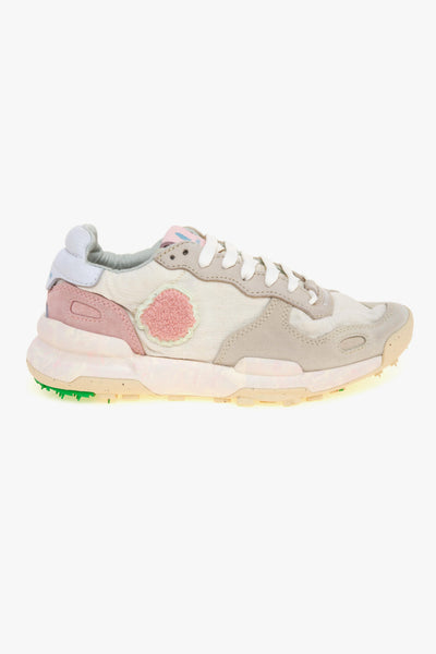 Sneaker Chacrona Linen in camoascio e lino