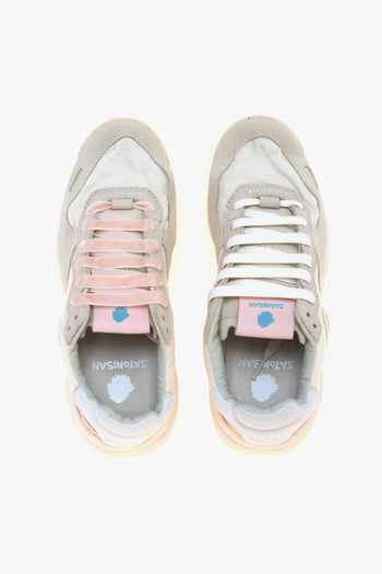 Sneaker Chacrona Linen in camoascio e lino - 5