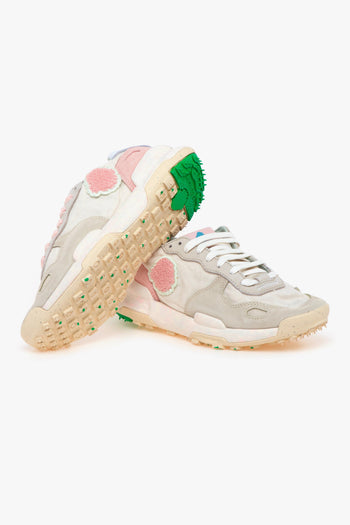 Sneaker Chacrona in lino e camoscio - 4