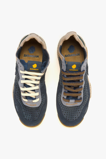 Sneaker Chacrona Laser premium in camoscio e nabuck forato - 5