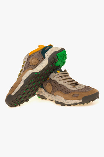 Sneaker Chacrona Laser premium in camoscio e nabuck forato - 4