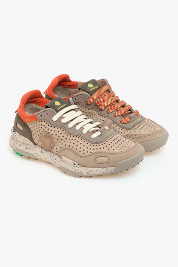 Sneaker Chacrona Laser Premium in pelle forata e camoscio - 2