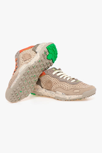 Sneaker Chacrona Laser Premium in pelle forata e camoscio - 4