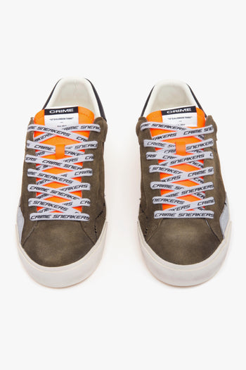 Sneaker Distresses Destructured in camoscio - 5