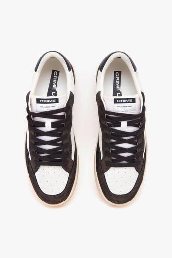 Sneaker Chelsea in pelle BIANCO - TESTA DI MORO - 5