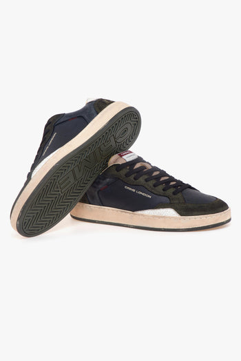 Sneaker Chelsea in pelle e camoscio - 4