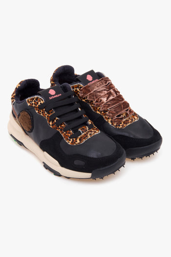 Sneaker Chacrona Premium in pelle e cavallino maculato - 2