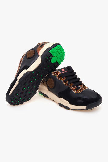 Sneaker Chacrona Premium in pelle e cavallino maculato - 4