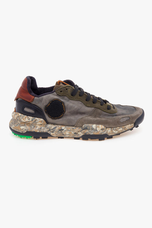 Sneaker Chacrona Premium in pelle e camoscio